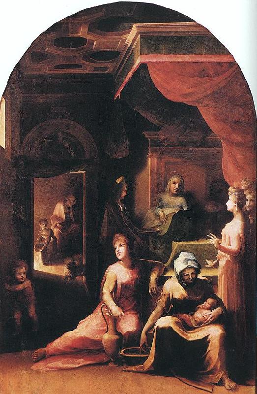 BECCAFUMI, Domenico Birth of the Virgin dfgf